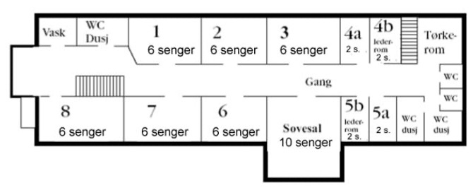 Hovedbygg plantegning