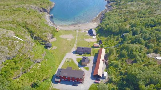 Dronebilde av leirskogen